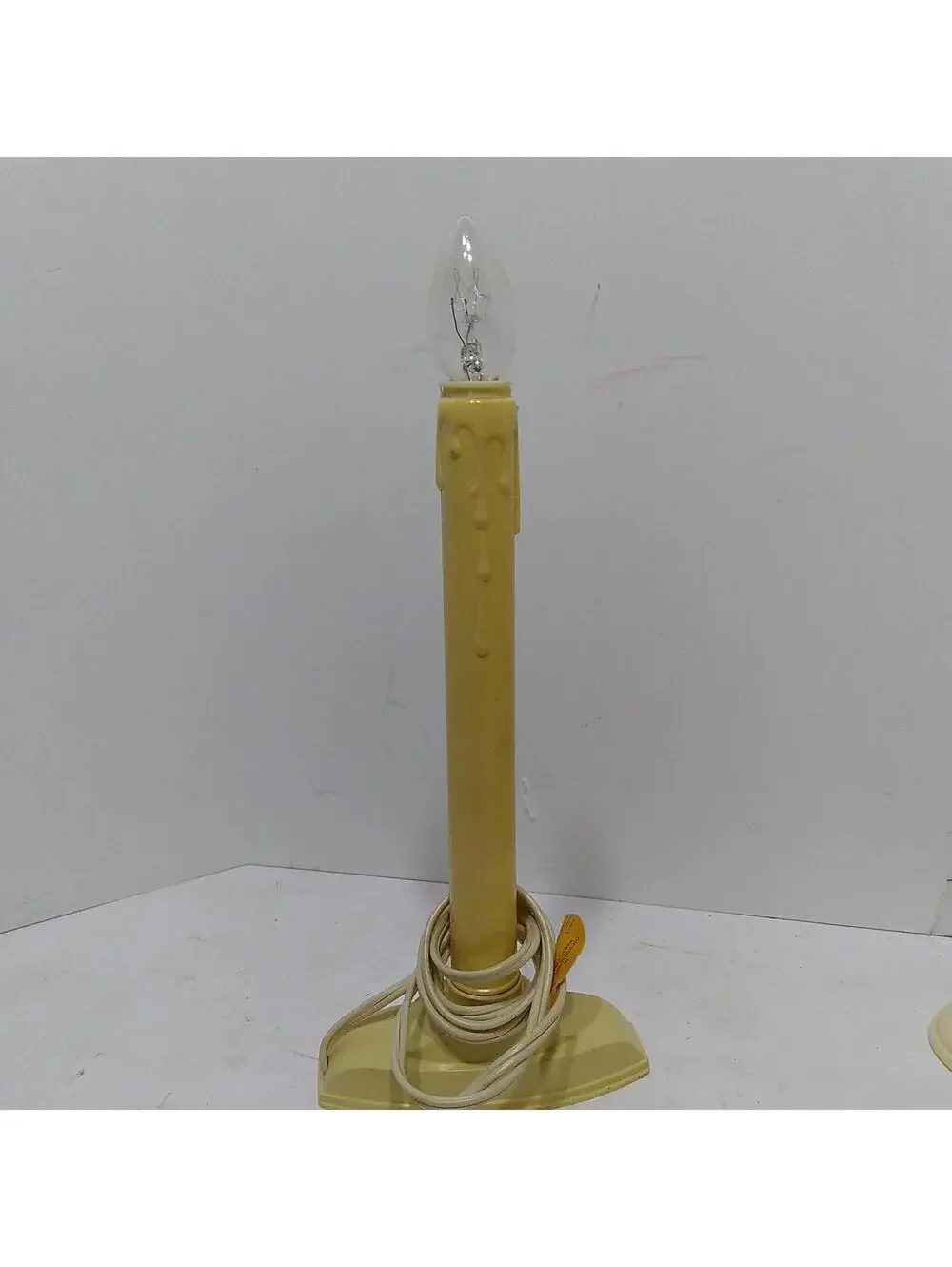Vintage Christmas Window Single Plastic Wax Drip Candle Candolier Lot Of 7
